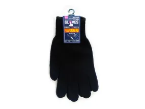 touch gloves medium large inner pile-black-