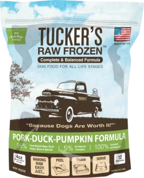 Tucker's Frozen GF Pork Duck (20lb)