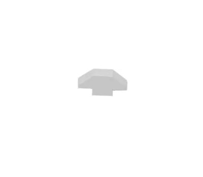 White Dog Eared Picket Cap 7/8" x 3"