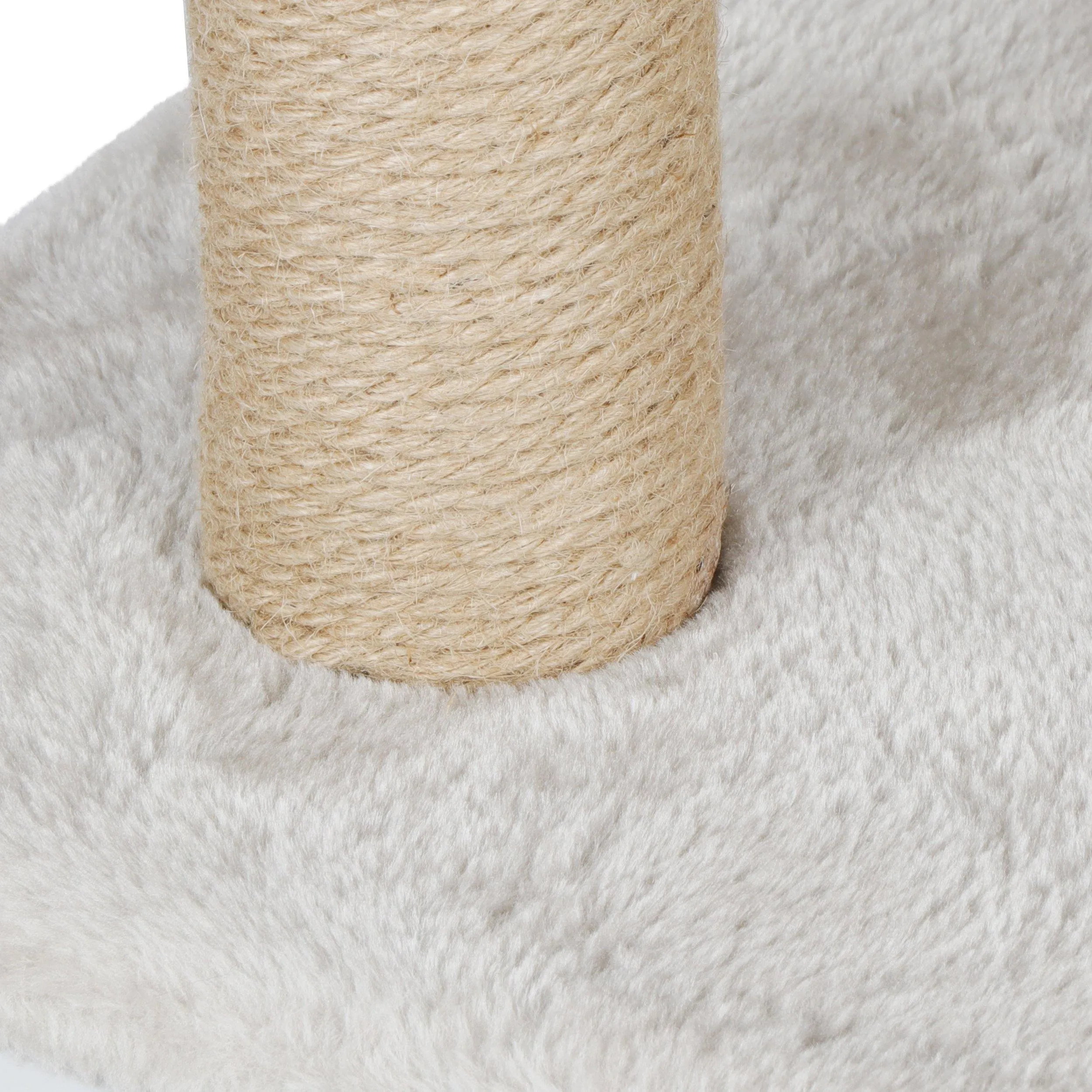 ZENY™ Cat Tree with Platform, Cat Tower Natural Sisal Scratching Posts Cat Activity Platform