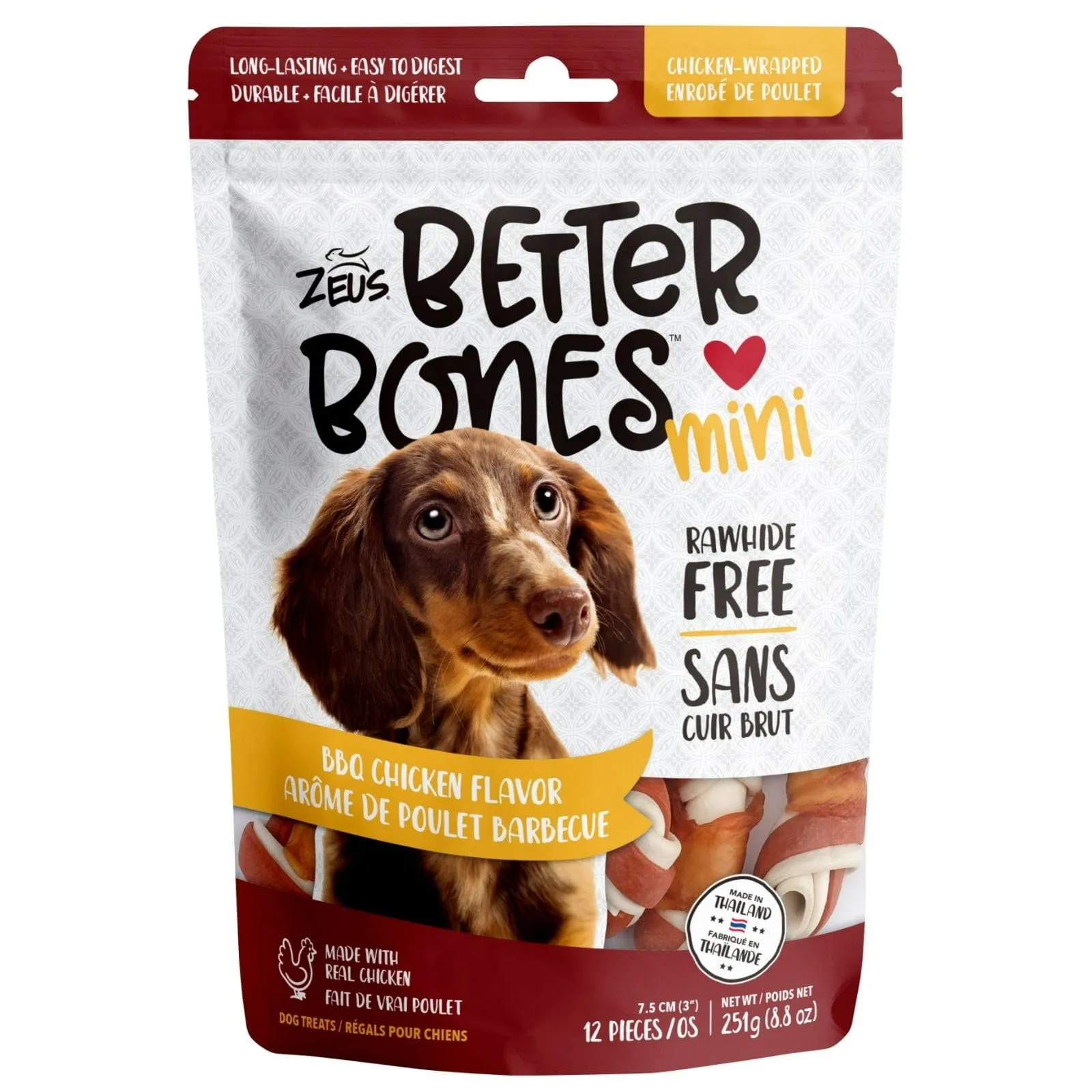 Zeus Better Bones BBQ Chicken Flavour Bones for Dogs